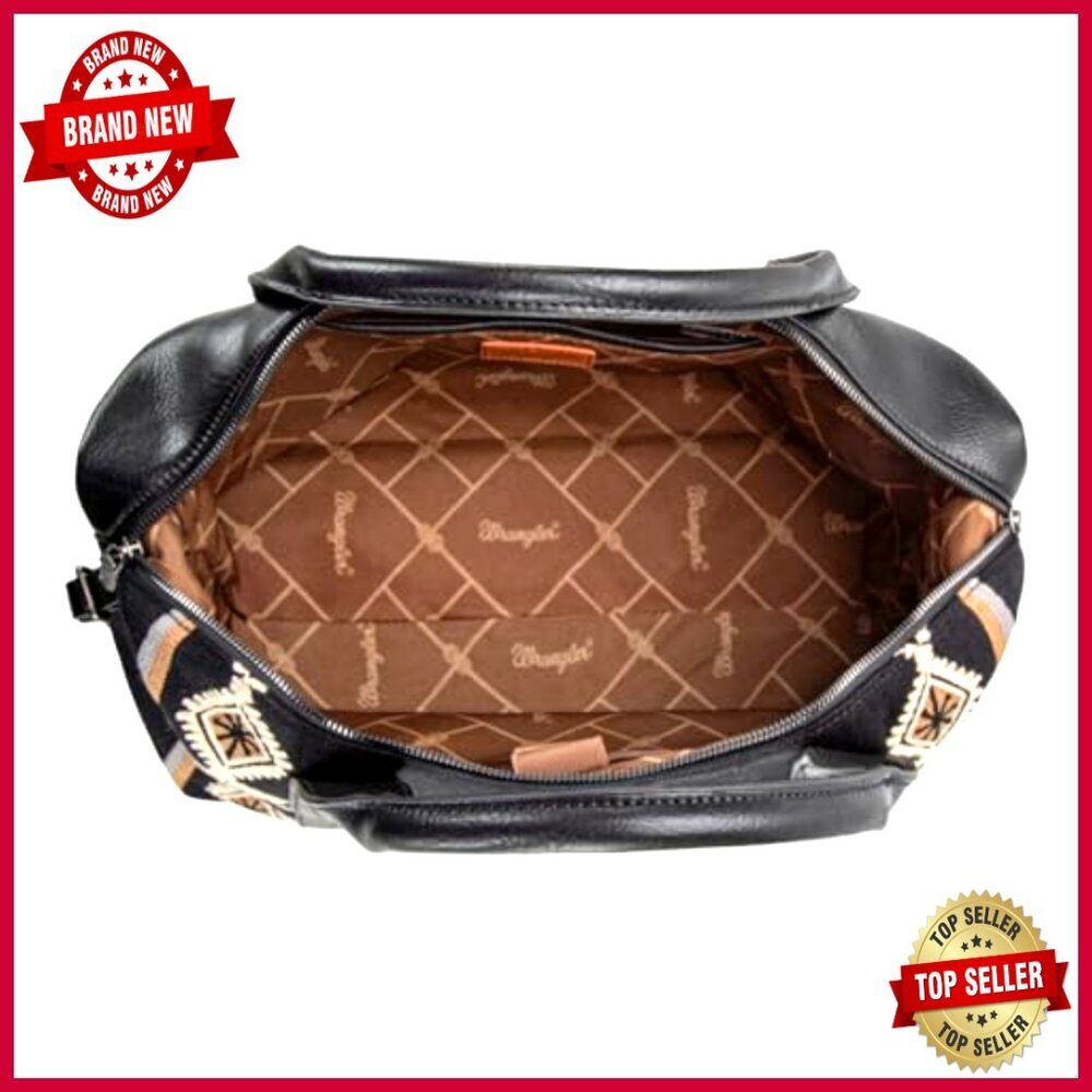Large Travel Weekender Duffel Bag with Removable Strap and Tapestry Design - Picture 6 of 6